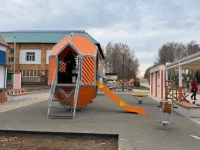 В Малиновке завершается строительство сквера