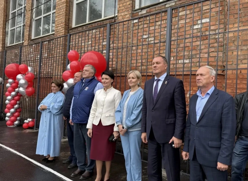 В школе № 4 появилась новая спортивная площадка «Энергия движения»