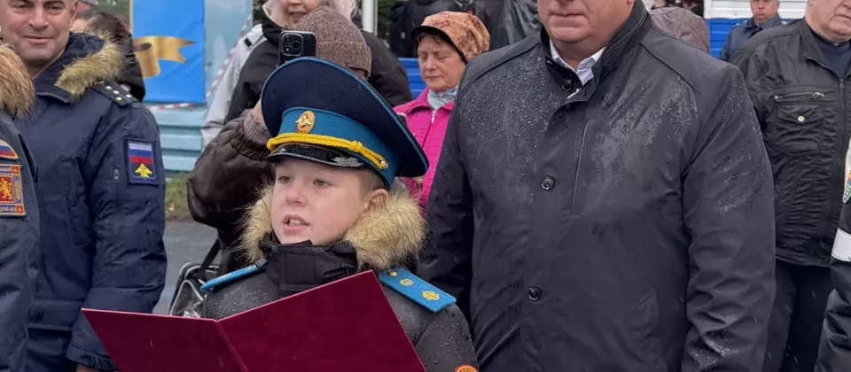 Председатель окружного Совета депутатов Анатолий Ковалев принял участие в посвящении в кадеты